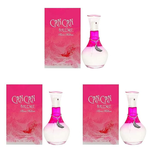Paris Hilton Can Can Burlesque Eau De Toilette Spray for Women, 3.4 Ounce (Pack of 3)