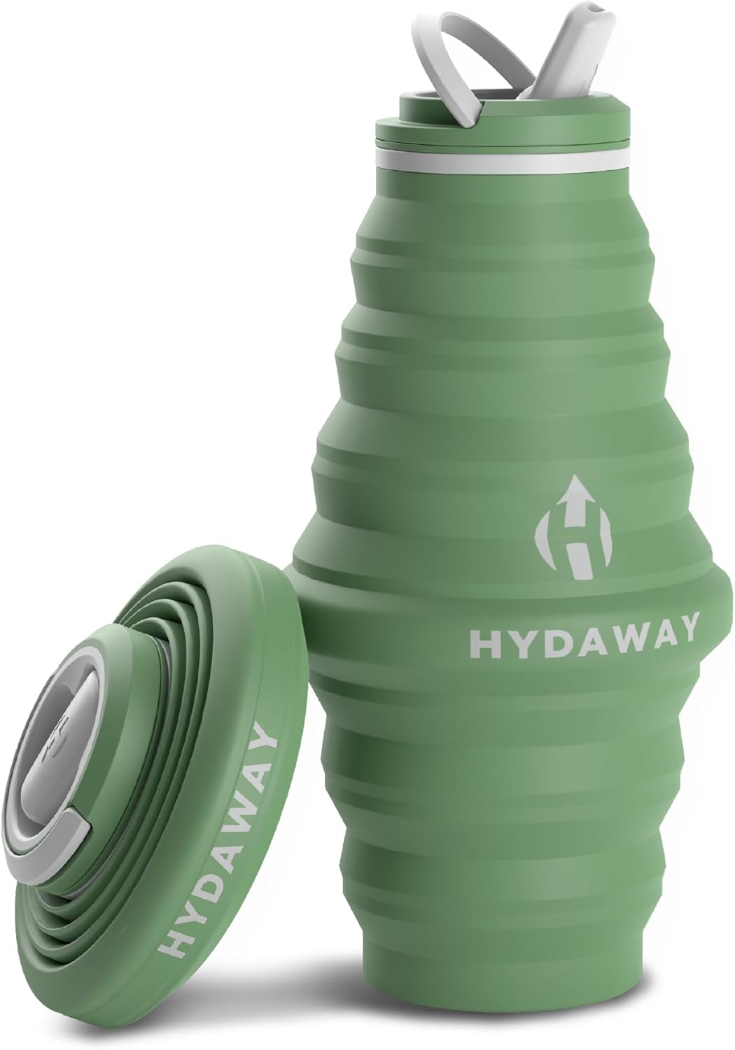 HYDAWAY Hydration Travel Pack - 25oz Collapsible Water Bottle with Flip-Top Lid and Protective Travel Case - BPA-Free, Leak-Resistant, Reusable Bottle for Traveling, Hiking, and Daily Use