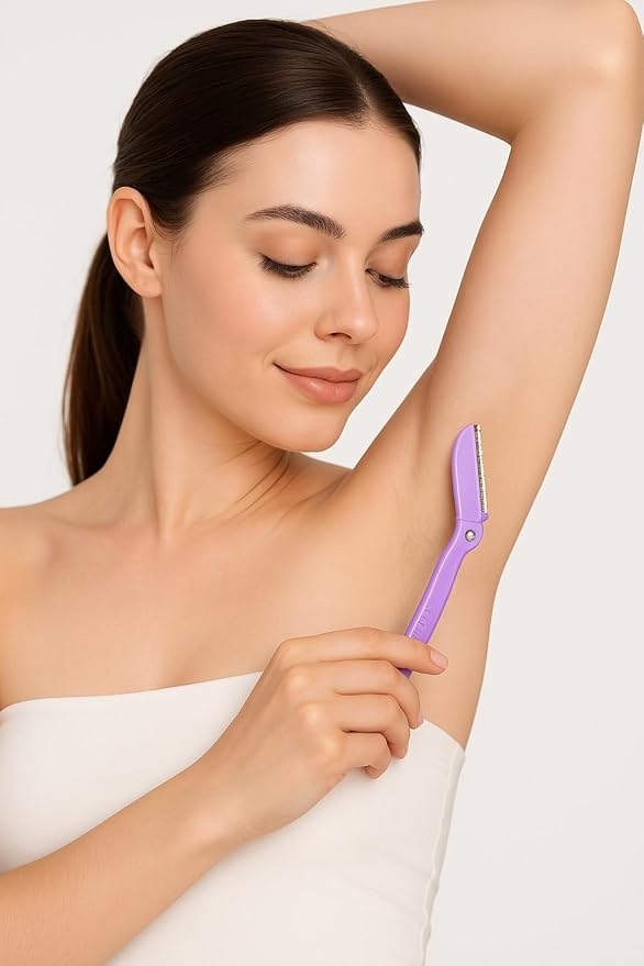 Face Razors for Women – Eyebrow & Facial Hair Removal, Shaver, Gentle Facial Hair Remover, Dermaplaning Tool, Women’s Face Shaver, Eyebrow Trimmer, Disposable Razor