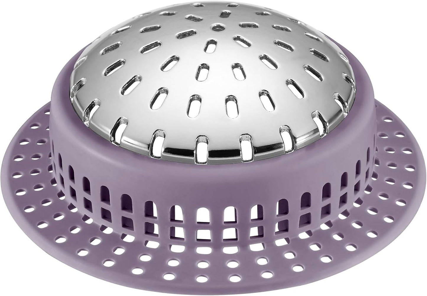 Shower Drain Hair Catcher, Shower Drain Cover, Bathtub Drain Hair Catcher for Pop-Up & Regular Drains