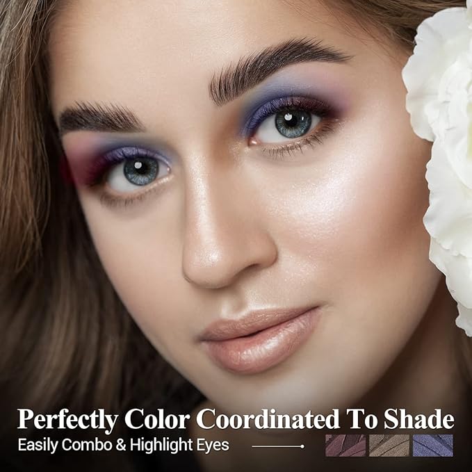 3PCS Cream Eyeshadow Sticks, Neutral Metallic Makeup Pencil For Eyes, Eye Brightener Highlighter, Waterproof & Long Lasting Eye Shadow Stick And Eyeliner Set