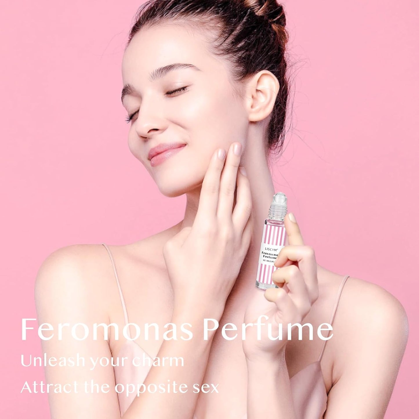 Pheromones Perfumes for Women, 10 ml Travel Size Feromonas Fragrance Oil to Attract Men, Long-Lasting, Roll-On