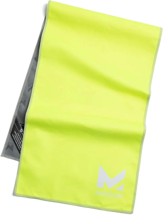 MISSION Original Cooling Towel - Soft, Durable Microfiber - Cools Up to 2 Hours - UPF 50 Sun Protection - Machine Washable