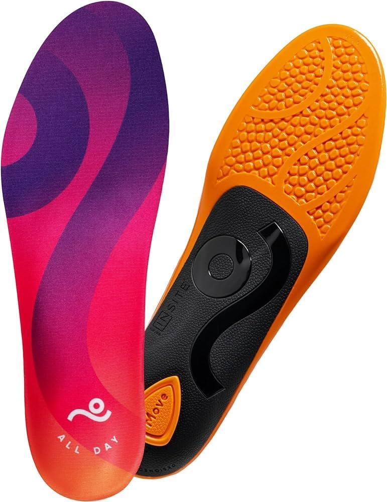 MOVE All Day Comfort Insole - Extra Plush Foam Insole for Stress Reduction on Feet, Knees, Back, Shock Absorbing, Walking, Foot Cushion, Comfort, Arch Support, and Work Boots (M12-12.5/WM13.5-14)