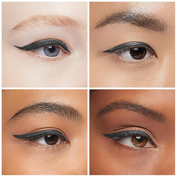 Kaely Gray Gel Eyeliner Pencil,Waterproof Smudge Proof Eye Liner Pen,Cat Eye Goth Halloween Makeup,Eye Black Face Paint Lipstick Crayon,Color Colorful Eyeliner Eyeshadow Stick,02