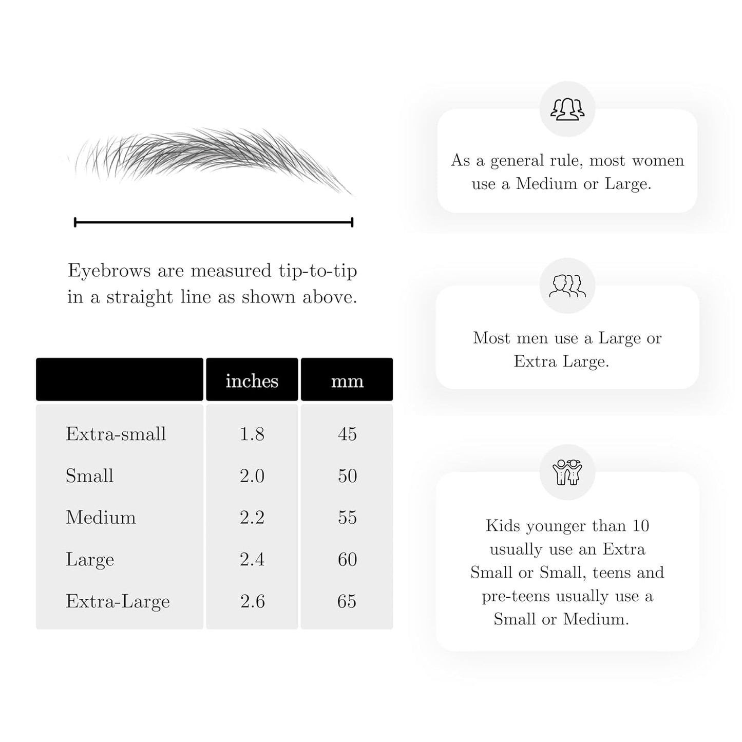 (10 pairs) Ash Brown Temporary Eyebrow Tattoo - Large Size - Waterproof & Smudgeproof - Sassy Swerve Style Eyebrow Stickers - Sheet Lasts up to 30 Days - Won't Work on Existing Brows