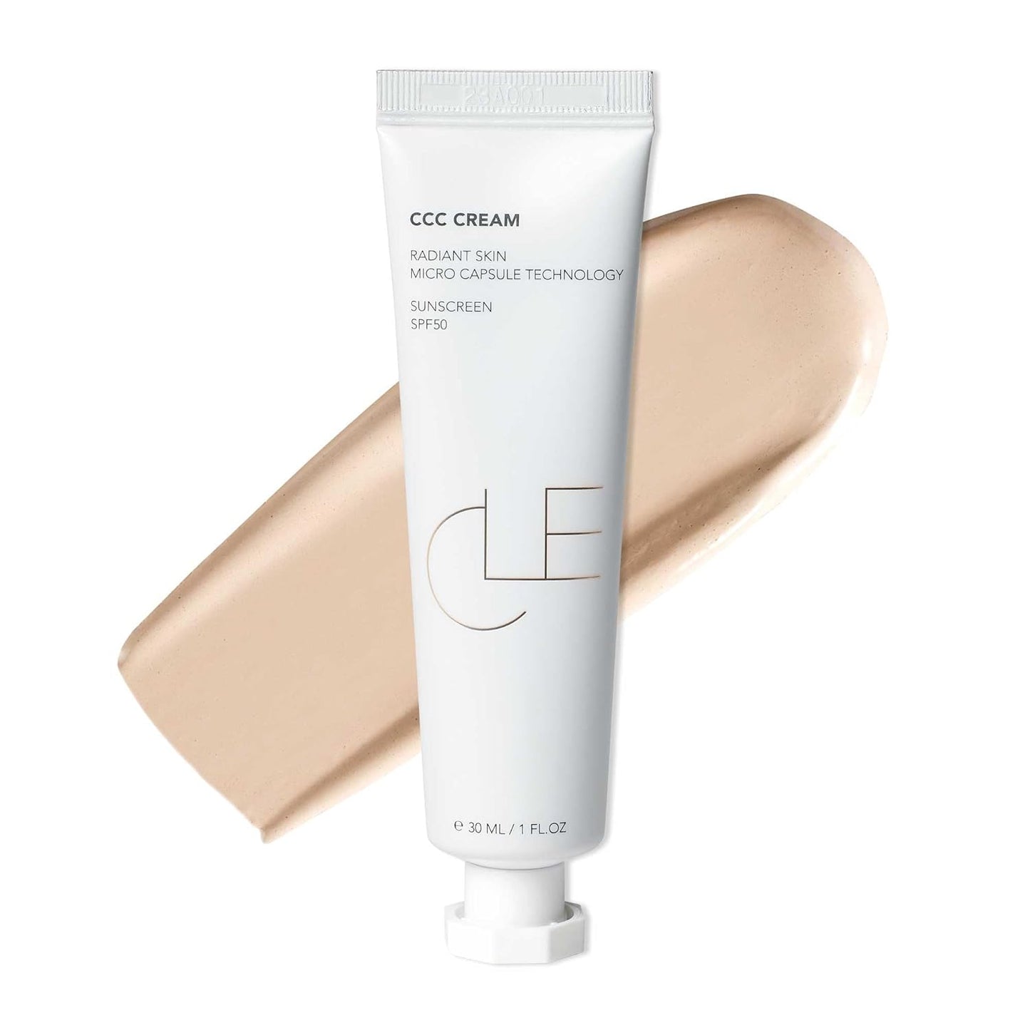 CLE Cosmetics CCC Cream (Neutral Fair 101 / SPF 50) - Color Correcting With Sunscreen - Lightweight, Hydrating Foundation - BB & CC Hybrid - Light to Medium Coverage - 1 fl oz