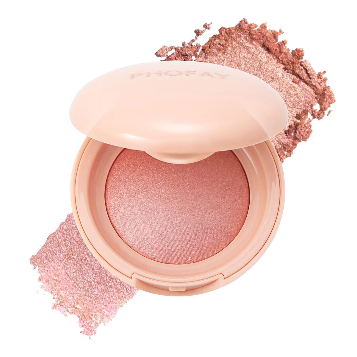 Luminous Blush Powder-Multi-Use Formula, Ultra-Fine & Smooth, Longer-Lasting Wear with Natural Luminous Glow (04#)
