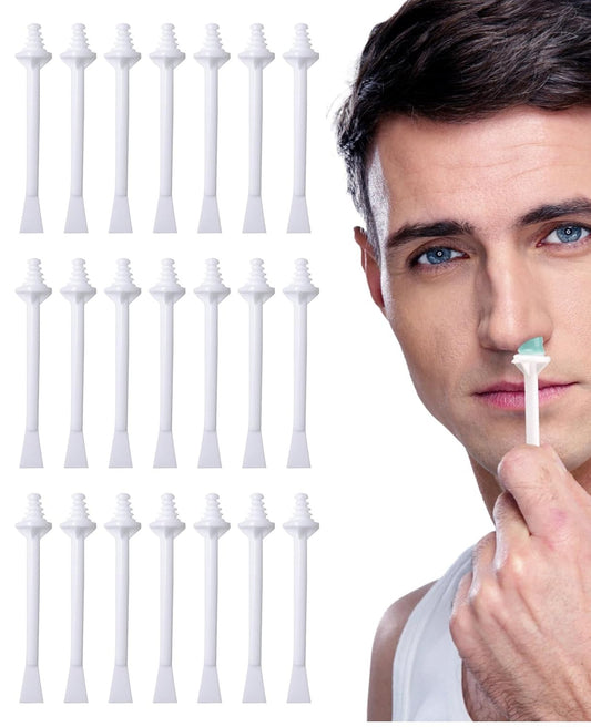 300 Pcs Nose Waxing Sticks, Nose Hair Removal Applicators for Men Women Nostril Nasal Cleaning