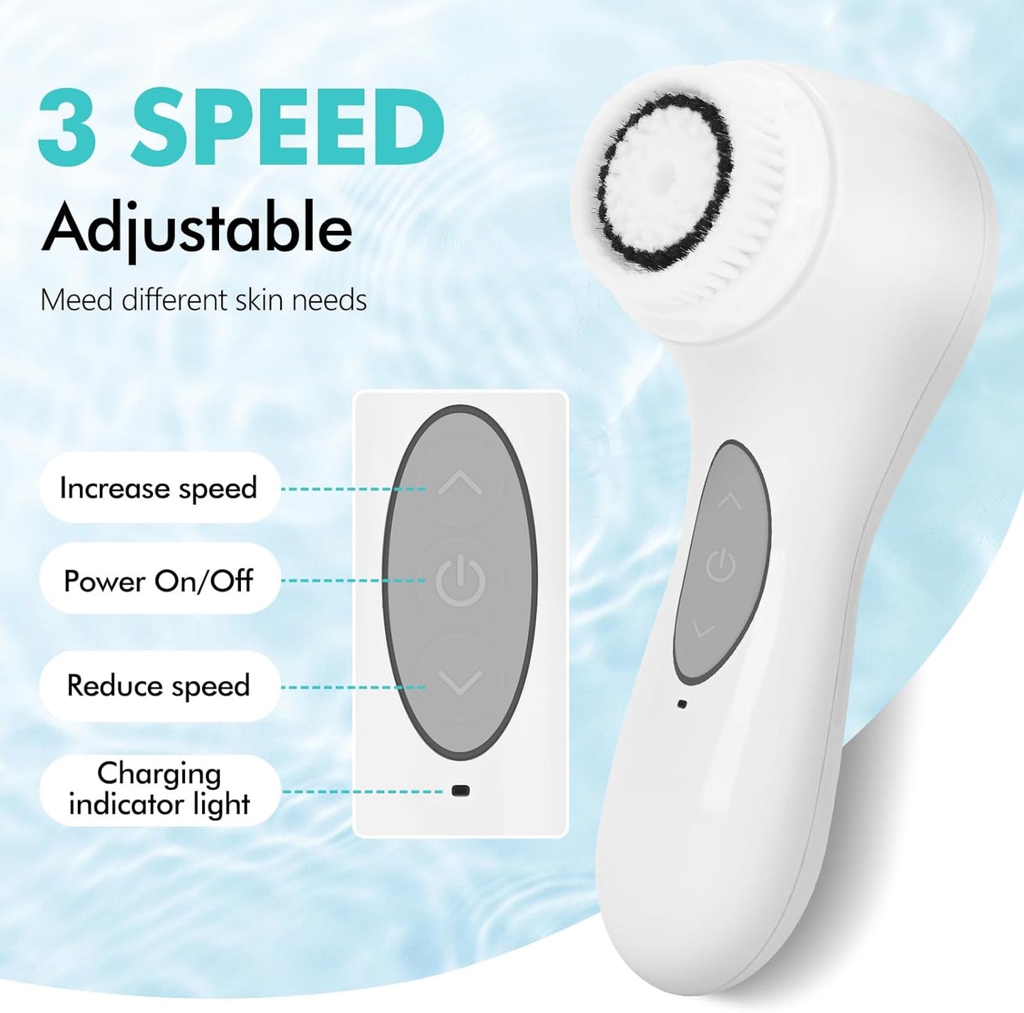 Clarisonic Aria Sonic Cleansing System Facial Cleansing Brush（White）