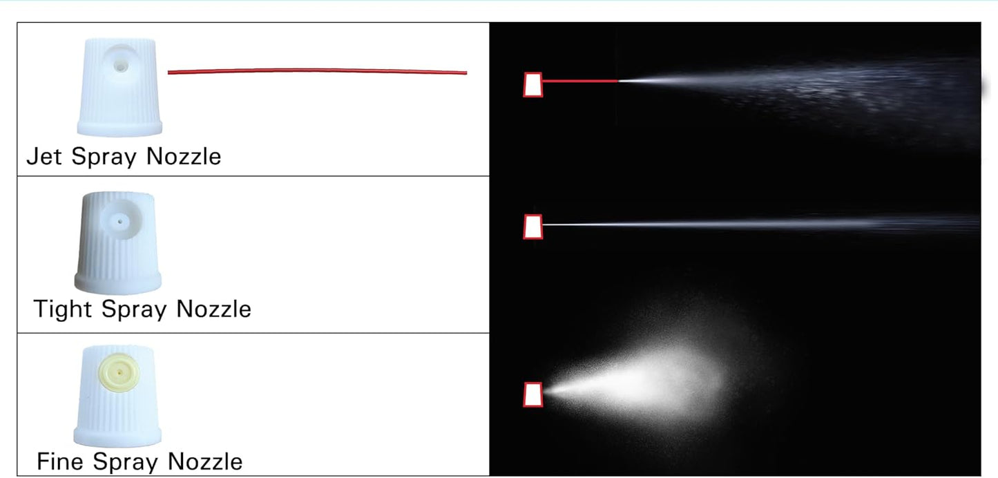 JOUNJIP Refillable Non Aerosol Compressed-Air Spray Bottle- Pressurized Sprayer, Aluminum Can Sprayer for Automotive, Cleaning and Lubrication- 16 oz (Empty Bottle), NOT an Air Duster