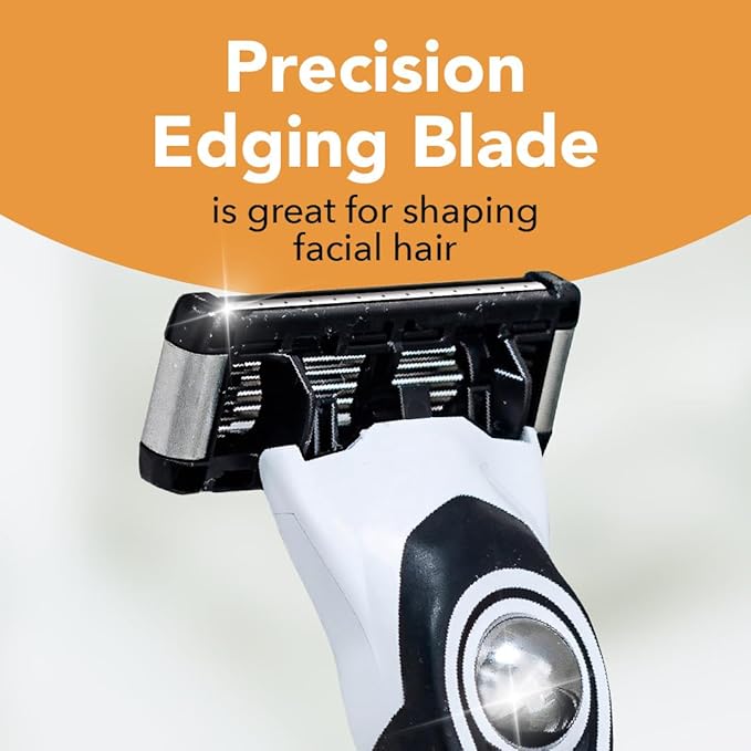 BIC Flex 5 Refillable Refill Razor Cartridges for Men, Long-Blade Razors for a Smooth and Comfortable Shave, 8 Refill Cartridges