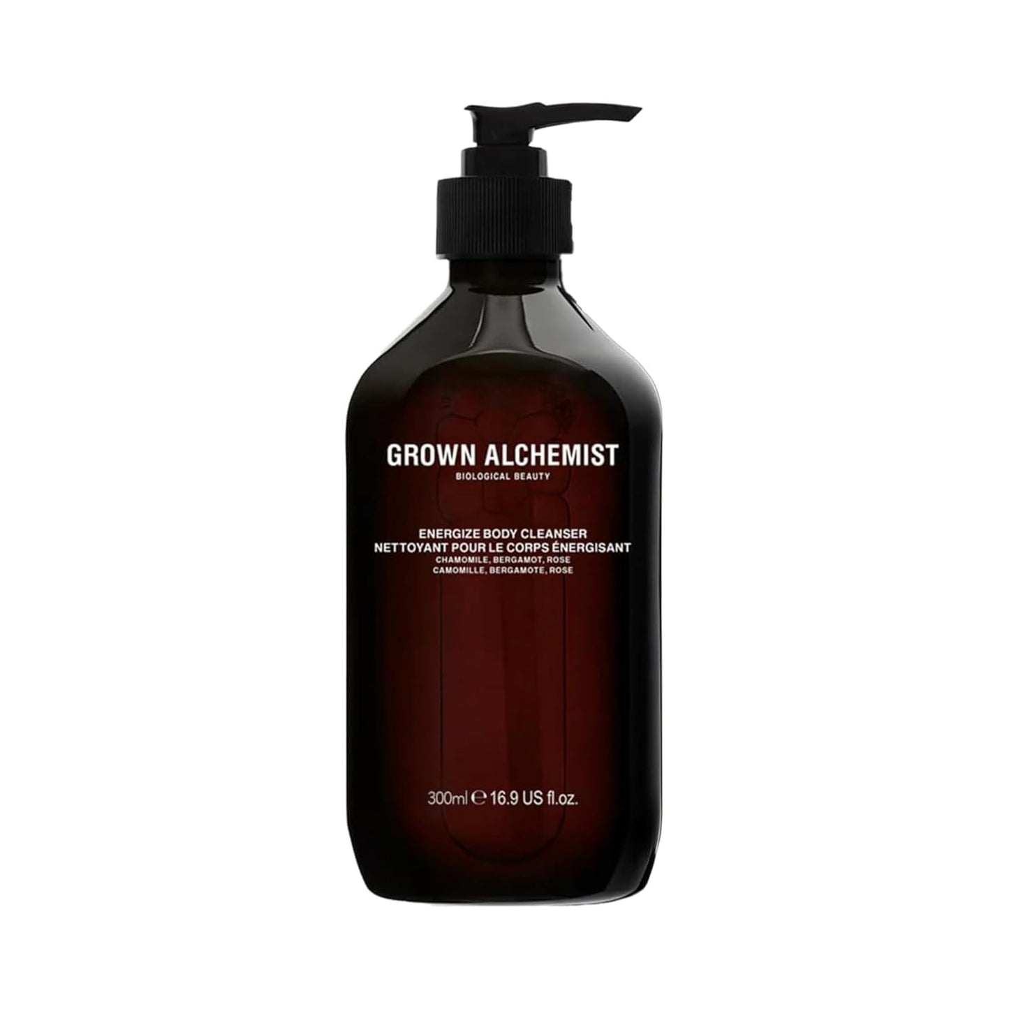 Grown Alchemist Energize Body Cleanser, Chamomile, Bergamot & Rose Body Cleanser. Gentle Body Wash that Hydrates and Cleanses Skin (300 ml).