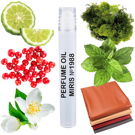 MIRIS Perfume Oil No. 1988, Inspired by Bv 2011, Long-Lasting Women Roll-On, Rollerball 0.34 Fl Oz / 10 ml