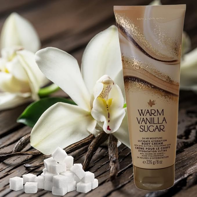 Bath & Body Works Warm Vanilla Sugar Ultra Shea Body Cream 8 Oz (I0095235)