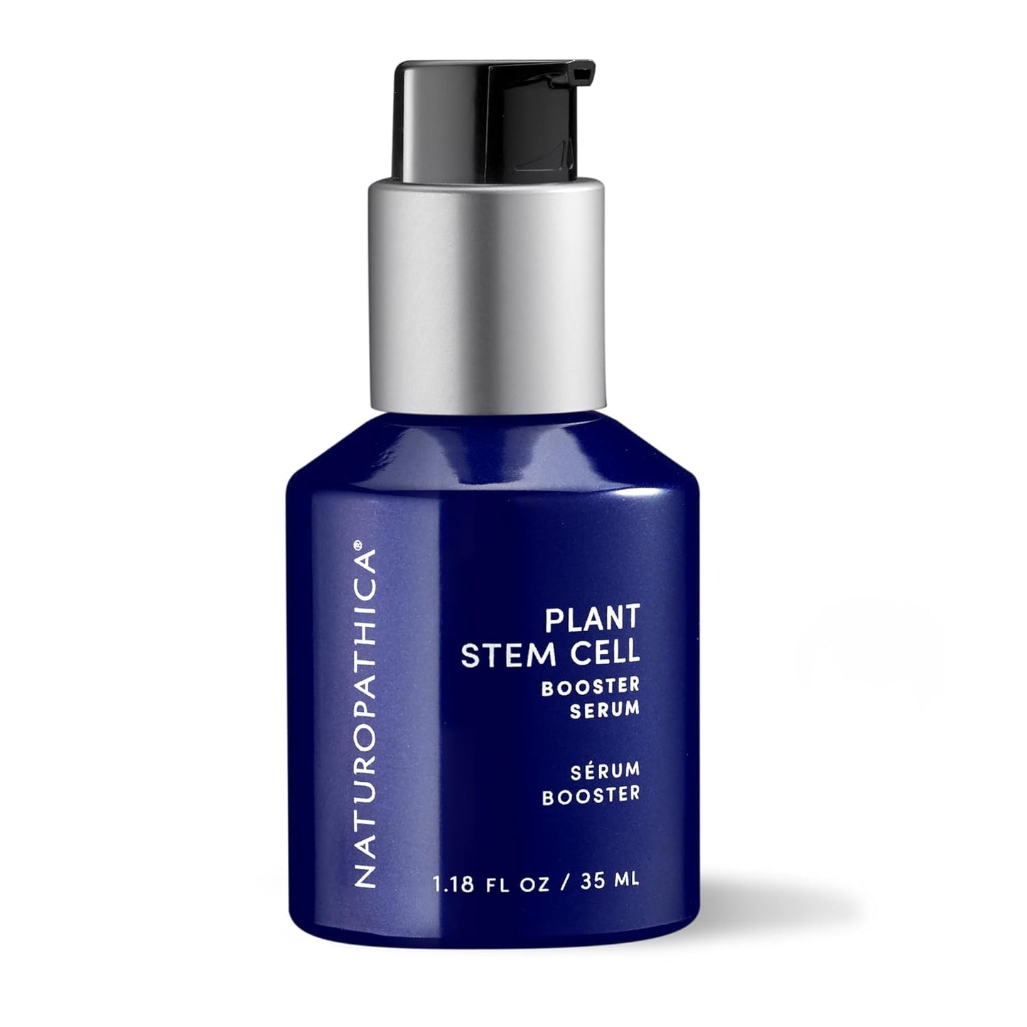 Naturopathica Plant Stem Cell Booster Serum, Daily Anti-Aging Face Serum to Smooth Fine Lines, Firming Facial Serum Helps Plump & Protect Skin, 1.18 fl oz