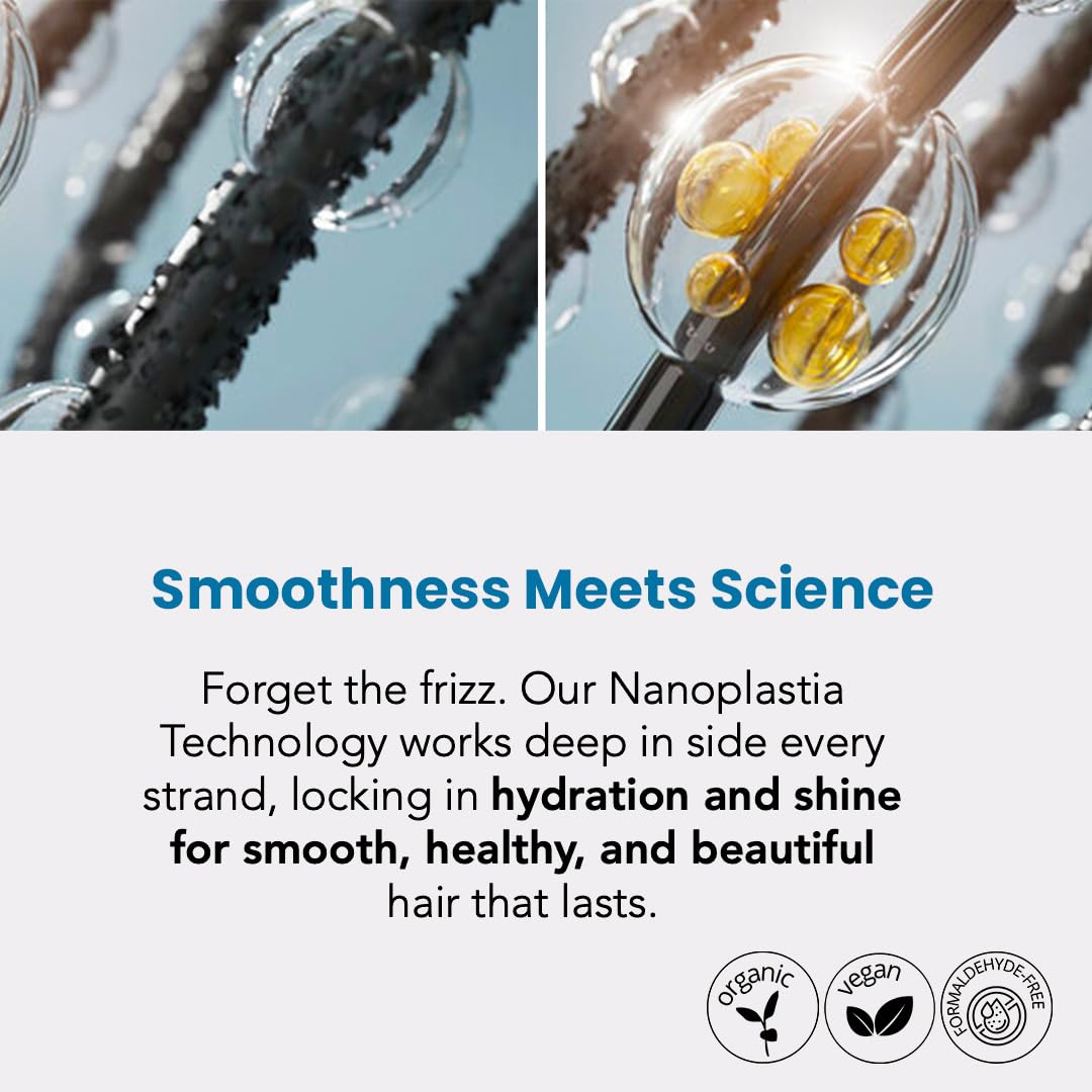 Torrano Cream Nano Keratin Hair Treatment, Straightening Hair 1 Step, Formaldehyde Free-Nanoplastia Para Alisar Cabello, Keratina Organica Sin Formol -Brazilian Nano Keratin (500ml)