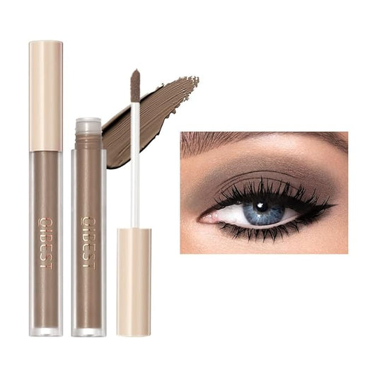 Eyeshadow liquid Matte Long Lasting High-pigmented Eyeshadow Gel Eye Makeup (Matte Dark Brown