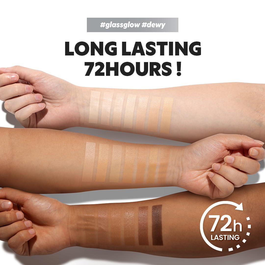 TIRTIR Mask Fit Aura Silver Cushion Foundation | Semi-glow Finish, Natural Coverage, Moisturizing, Lightweight, Korean cushion foundation (#27N Camel, Full Size, 0.63 Fl Oz)