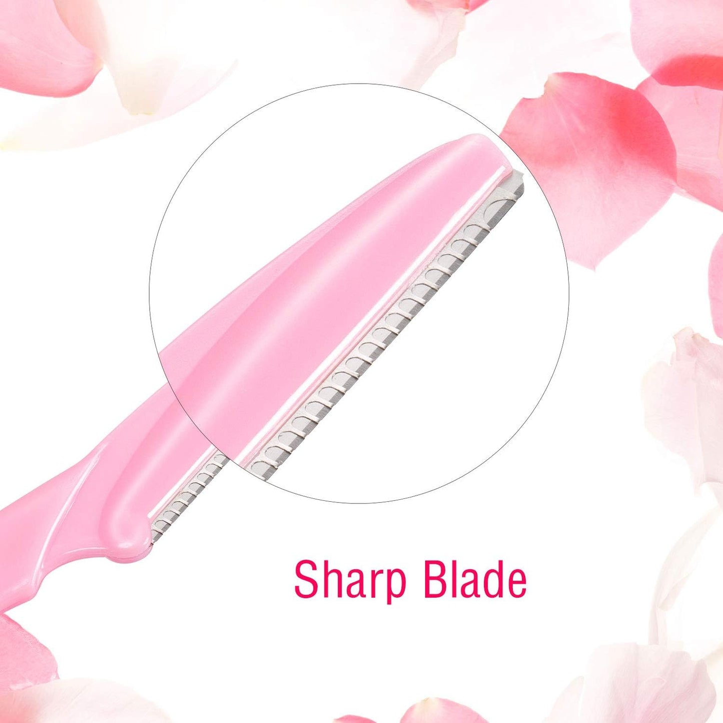 Boao 96 Pieces Eyebrow Razor Eyebrow Trimmer Shavers Dermaplaning Tool Face Razors for Women with Precision Cover