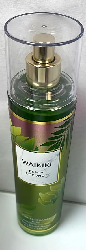 Bath and Body Works WAIKIKI - BEACH COCONUT Fine Fragrance Mist 8 Fluid Ounce (2020 Edition)