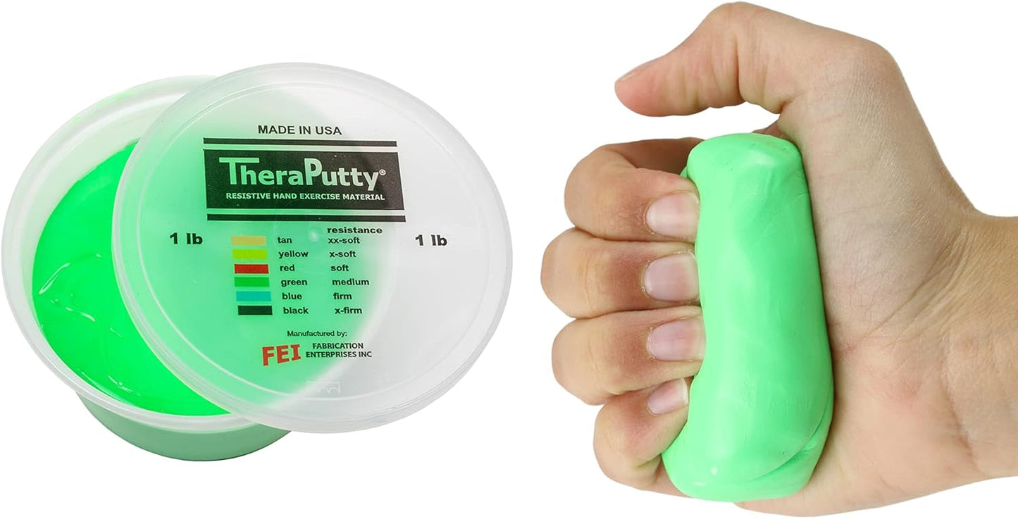 CanDo 10-0920 TheraPutty Standard Hand Exercise Putty, Medium, 1oz