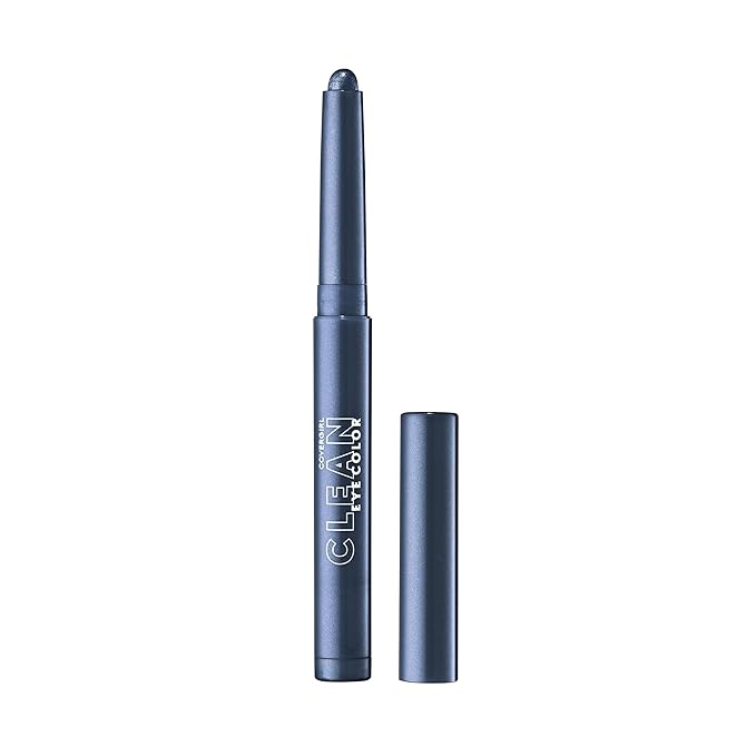 Covergirl Clean Multiline Eyeshadow Pencil, 300 Stroke Of Midnight, Vegan Formula, Shimmer Eyeshadow, Easy Application, Glides on Effortlessly, Blends Perfectly, 0.05oz