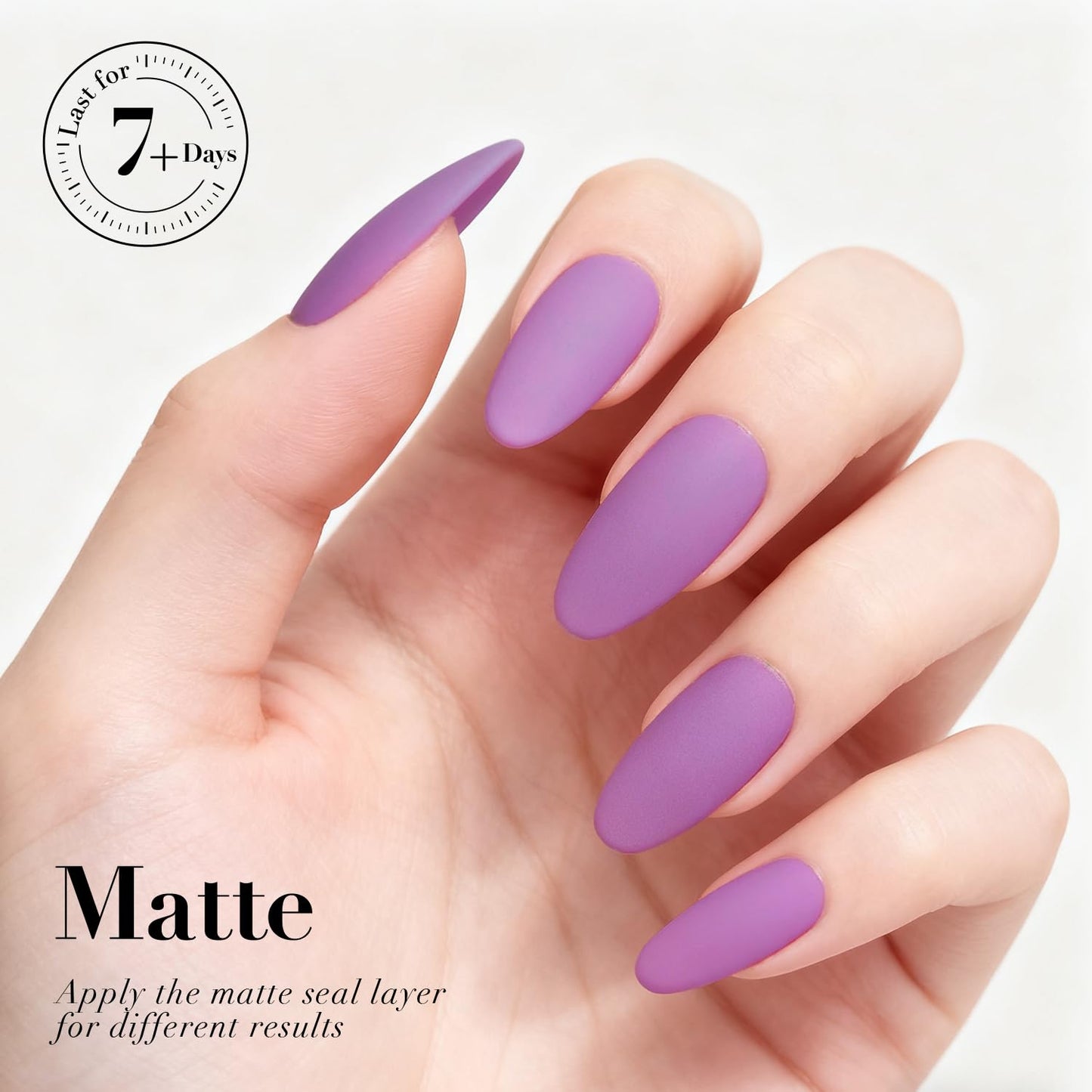 AZUREBEAUTY Lavender Purple Quick Dry Complete Natural Super Lustrous Nail Enamel Polish,Professional for DIY Manicure and Pedicure at Home