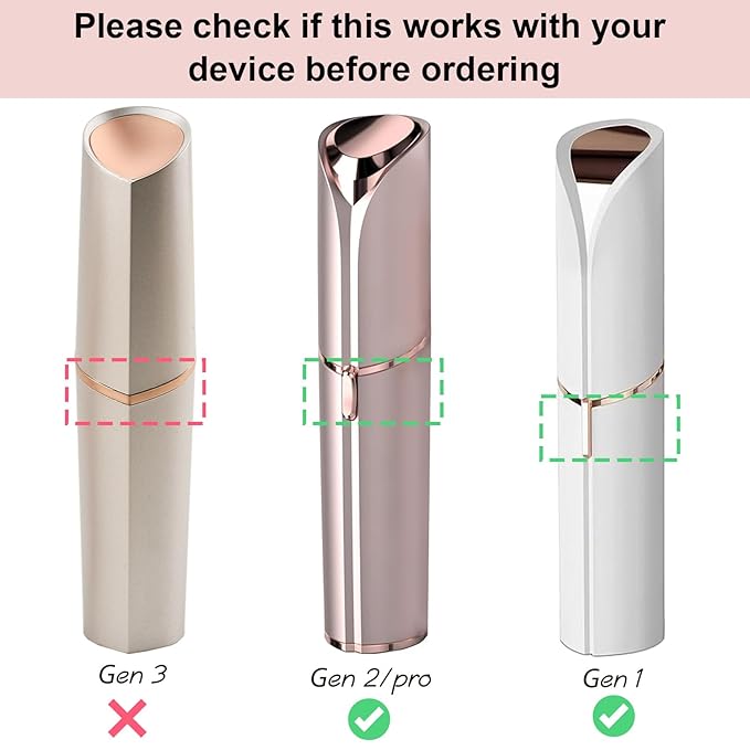 Replacement Heads for Flawless Facial Hair Remover, Replacement Blades for Finishing Touch Flawless Hair Removal Gen 2
