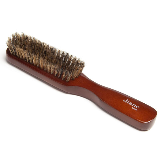 Diane Premium 100% Boar Bristle 5 Row Styling Brush for Men and Barbers, Medium-Firm Bristles for Thick Coarse Hair, Detangling, Smoothing