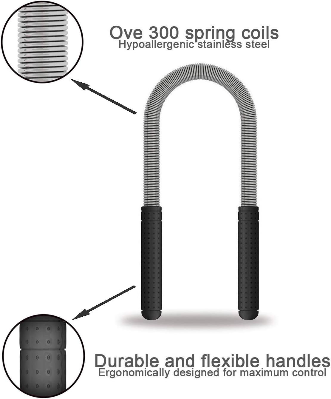 Facial Hair Removal for Women, Mukazom Original Hair Remover Spring Epilator for Removing Hair on The Cheeks, Neck, Upper Lip and Chin (Black-New)