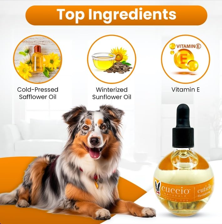 Warren London Dog Cuticle & Nail Revitalizing Oil | Moisturize, Strengthen, and Nourish | Vitamin E - Cruelty-Free, Non-Greasy Formula | Gentle Daily Care for Healthy Dog Nails & Paws