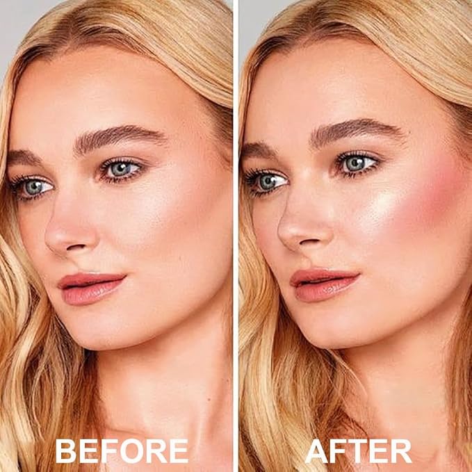 Blush Stick, Multi-use Blush Stick for Cheeks, Eyes, Lips, Silky Creamy Face Stick for Old Women & Mature Skin, Blendable and Buildable Color, Long Lasting Waterproof Non-greasy Formula (#21, Blush)