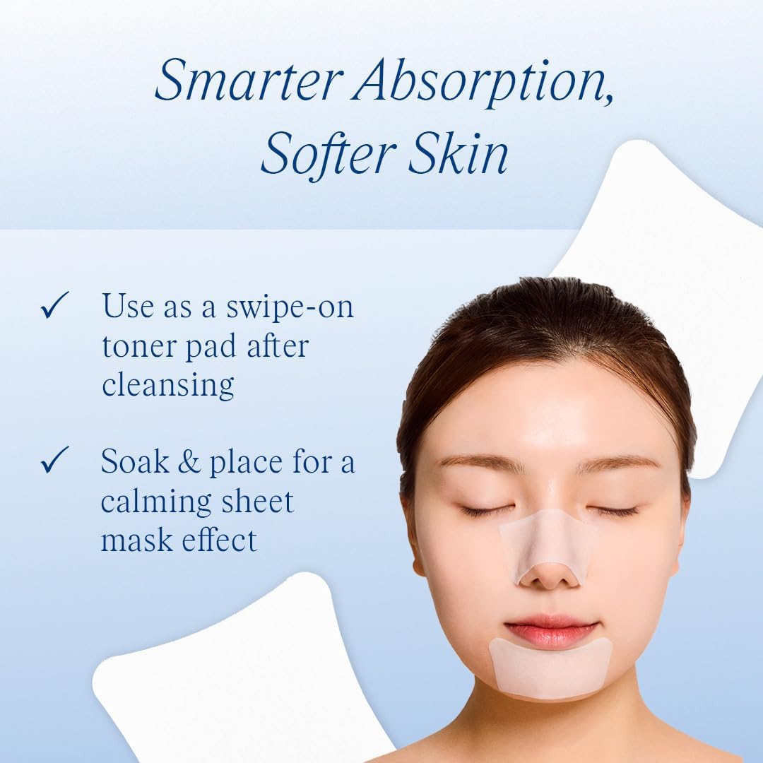 WARP Cotton Pads – 3-Layer Ultra-Absorbent Precision Toner Pads for Face, Cheek & Undereye, Custom Shaped for Wiping & Masking, Holds 18x Product Weight