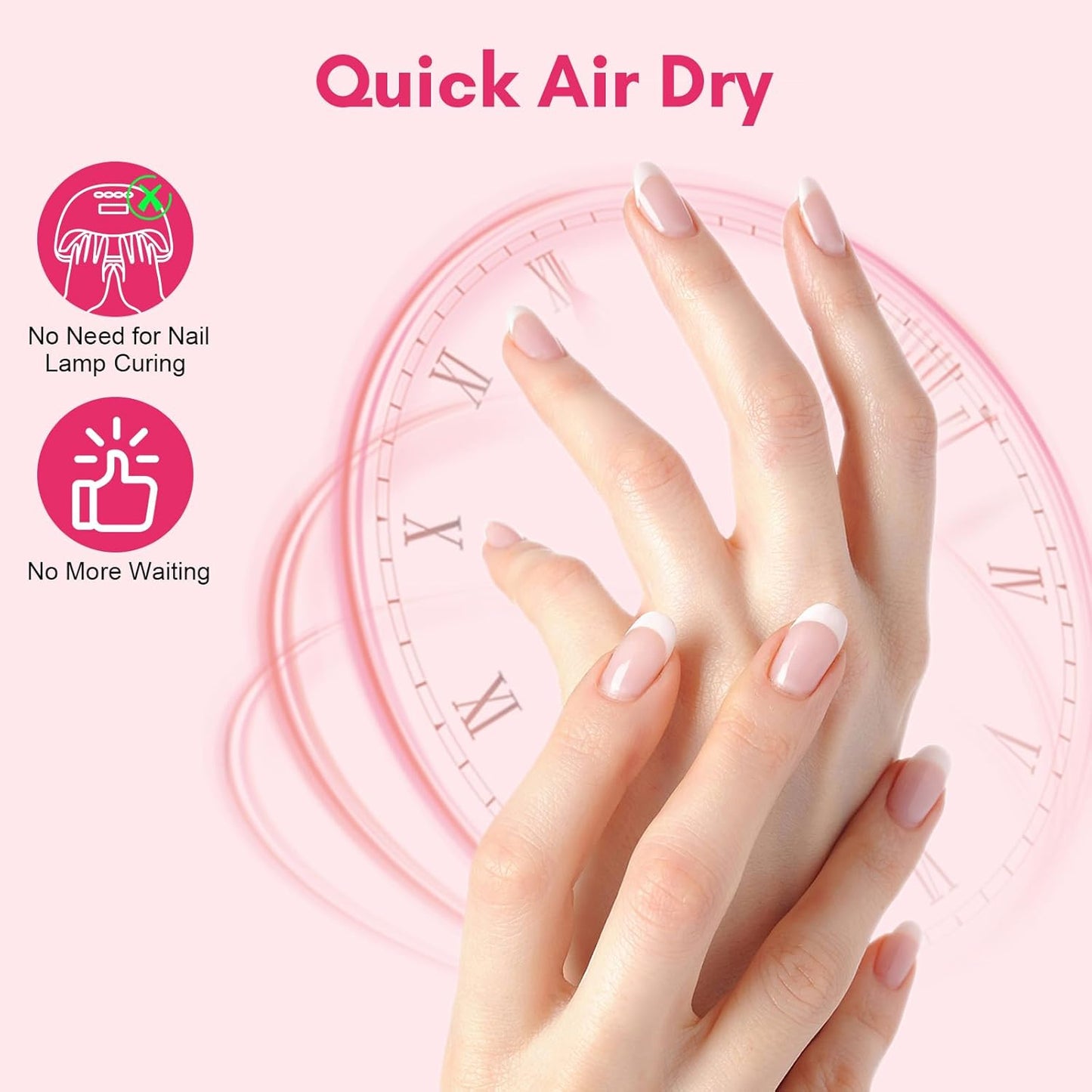 Makartt Quick Nail Glue for Press on Nails: Acrylic Nail Tips-Fake Nails-Salon Quality Strong Brush On Nail Glue-Quick Dry Easy Application No Need for Nail Lamp Durable & Long-Lasting 7ML 2Pcs