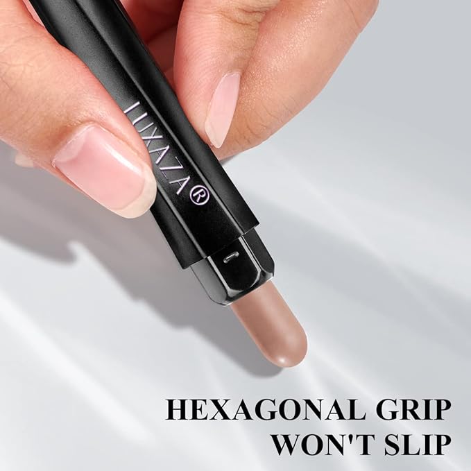 6PCS Cream Eyeshadow Stick Makeup Sets, Metallic And Matte Shimmer Eye Shadow Eye Brightener Stick Pencil Crayon, A10-Quartz Pink