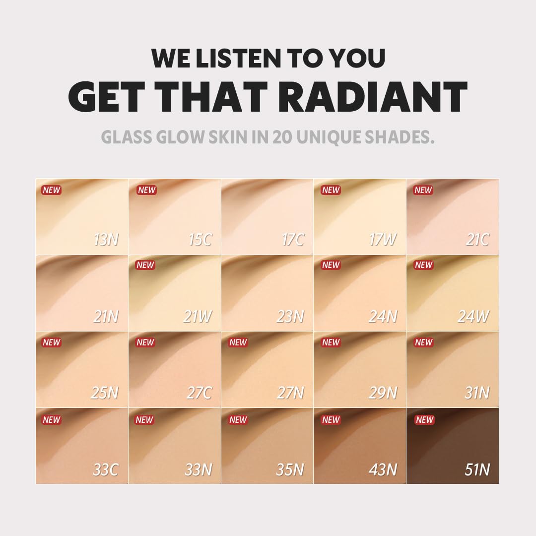 TIRTIR Mask Fit Aura Silver Cushion Foundation | Semi-glow Finish, Natural Coverage, Moisturizing, Lightweight, Korean cushion foundation (#43N Deep Cocoa, Full Size, 0.63 Fl Oz)