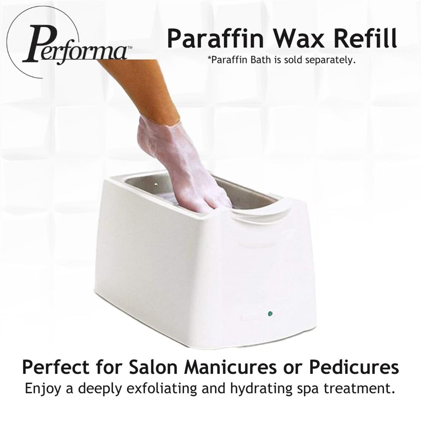 Performa Paraffin Wax Refill, 1 Pound Lavender Scented Blocks, Case of 36, Paraffin Bath Wax, Medical Grade Parraffin Wax for Paraffin Bath, Wax Refill for Wax Bath, Good for Hands & Feet