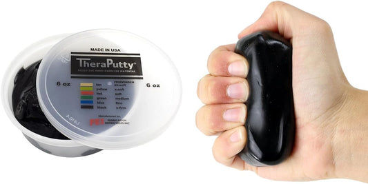 CanDo TheraPutty Standard Hand Exercise Putty For Rehabilitation, Exercises, Hand Therapy, Occupational Therapy, Hand Strengthening, Improve Motor Skills, Stress Relief