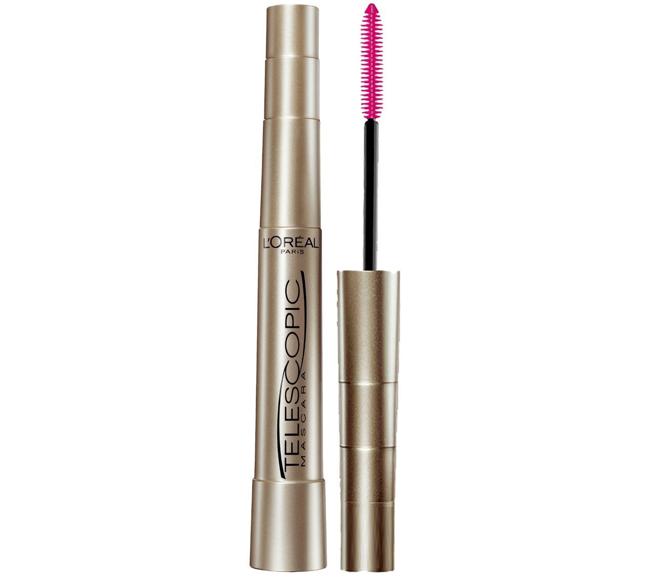 L'Oreal Paris Makeup True Match Lumi Glotion Deep 1.35oz & Telescopic Mascara Black 0.27oz