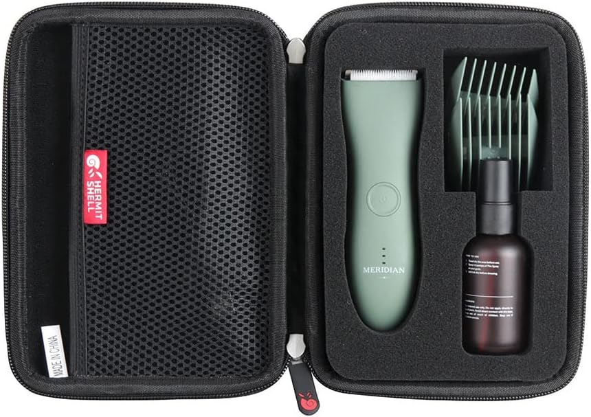 Hermitshell Hard Travel Case for Meridian - The Trimmer - Electric Body & Pubic Hair Trimmer