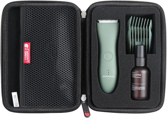 Hermitshell Hard Travel Case for Meridian - The Trimmer - Electric Body & Pubic Hair Trimmer