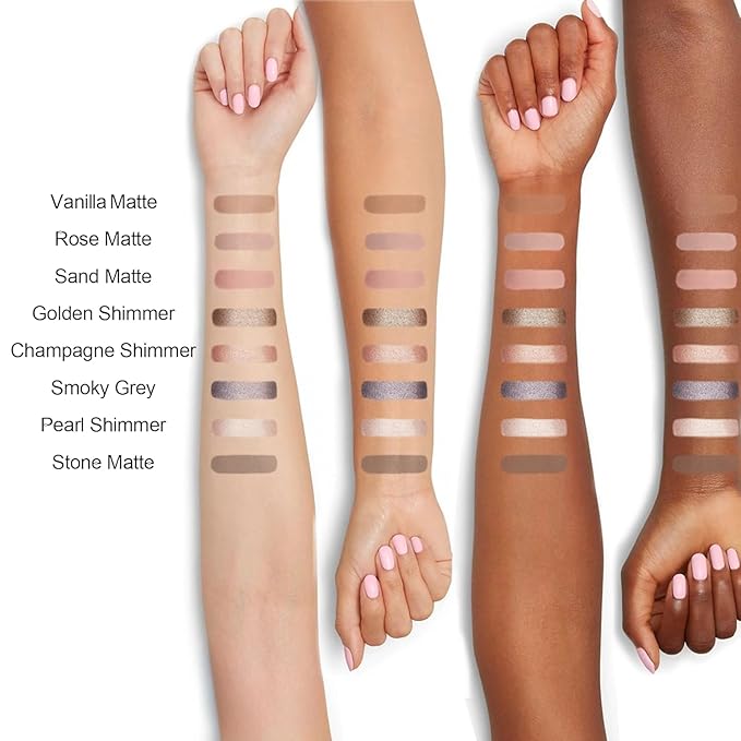 FV Cream Shimmer Eyeshadow Stick，Long Lasting & Waterproof, Multi-Use & High Pigment Eyeshadow Makeup Stick, Champagne Shimmer