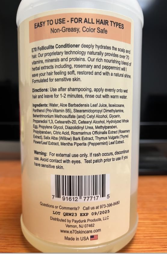 3% BHA Folliculitis Shampoo and Conditioner for Women & Men - Made with Salicylic Acid & Tea Tree Oil - Flakes Shampoo & Deep Conditioner for Dry Itchy Scalp & Acne by e70