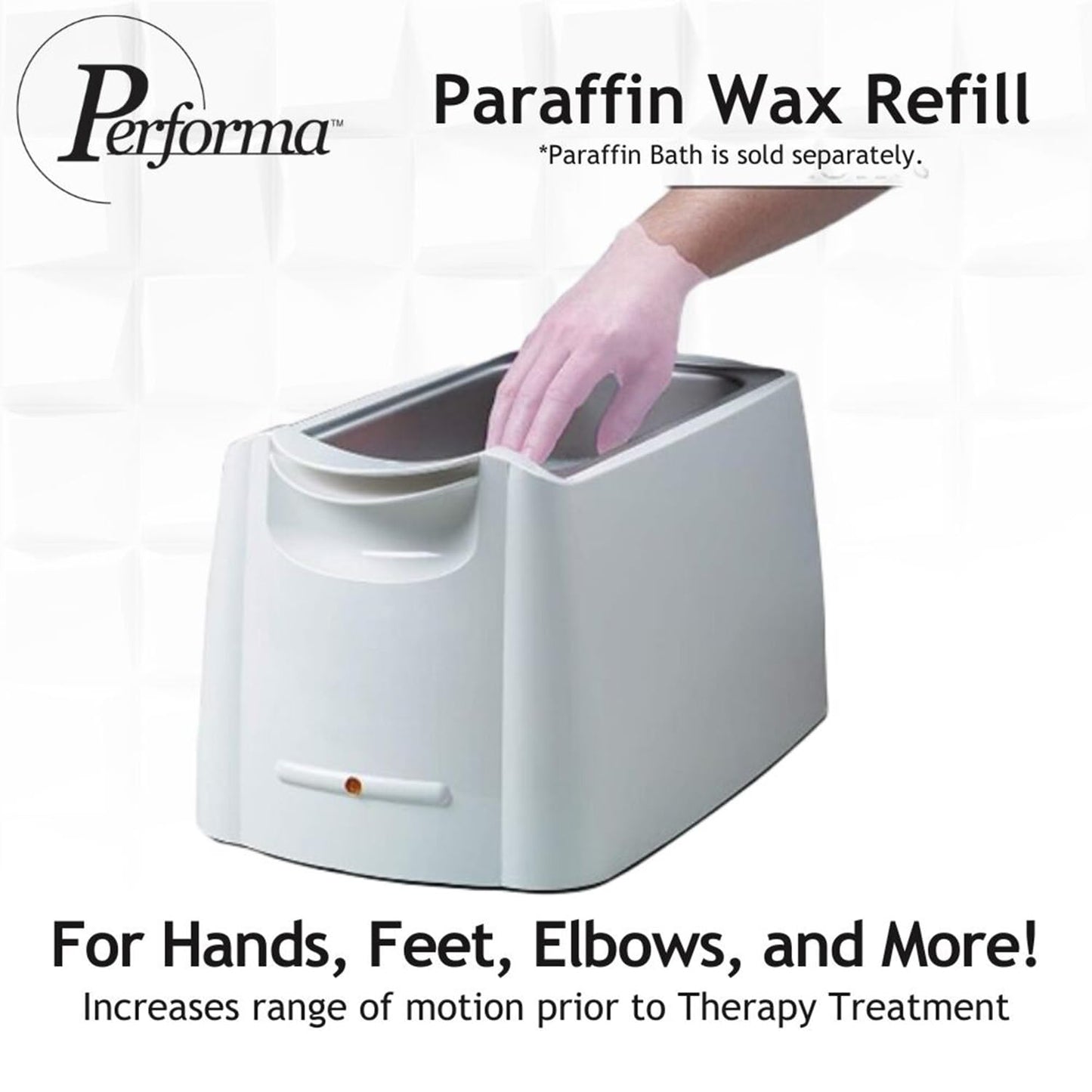Performa Paraffin Wax Refill, 1 Pound Lavender Scented Blocks, Case of 36, Paraffin Bath Wax, Medical Grade Parraffin Wax for Paraffin Bath, Wax Refill for Wax Bath, Good for Hands & Feet