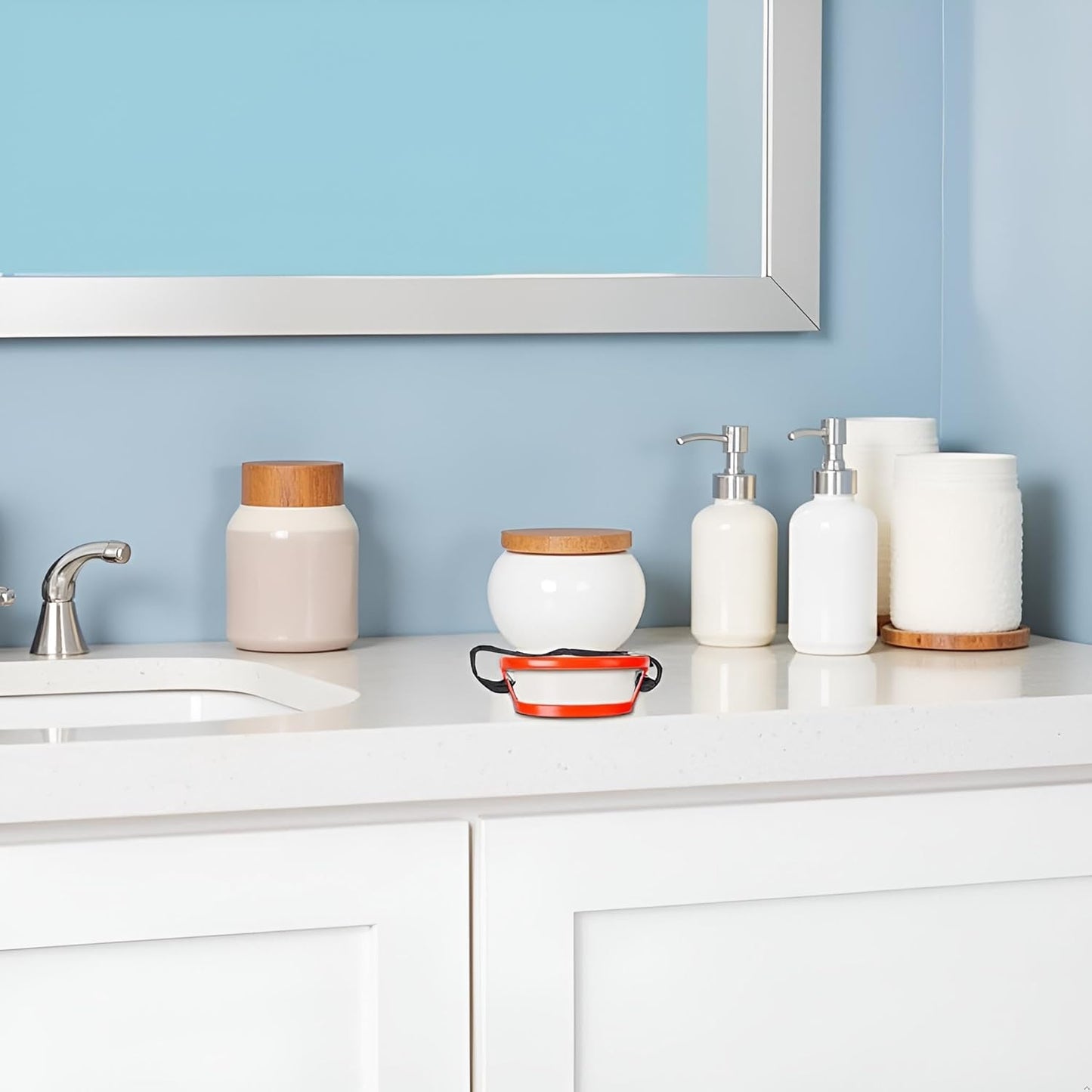 Red Neck Hair Template Neck Hair Template Precise Position Hands-Free Plastic Guide Neckline Shaving for Family Neckline Shaving Neckline Shaving Cutting Tools