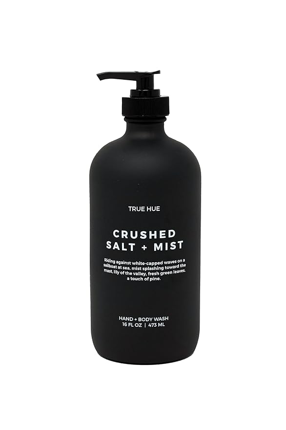 Crushed Salt + Mist Hand and Body Wash Luxury Hand and Body Wash | Paraben and Sulfate Free | Vegan | 16 fl oz