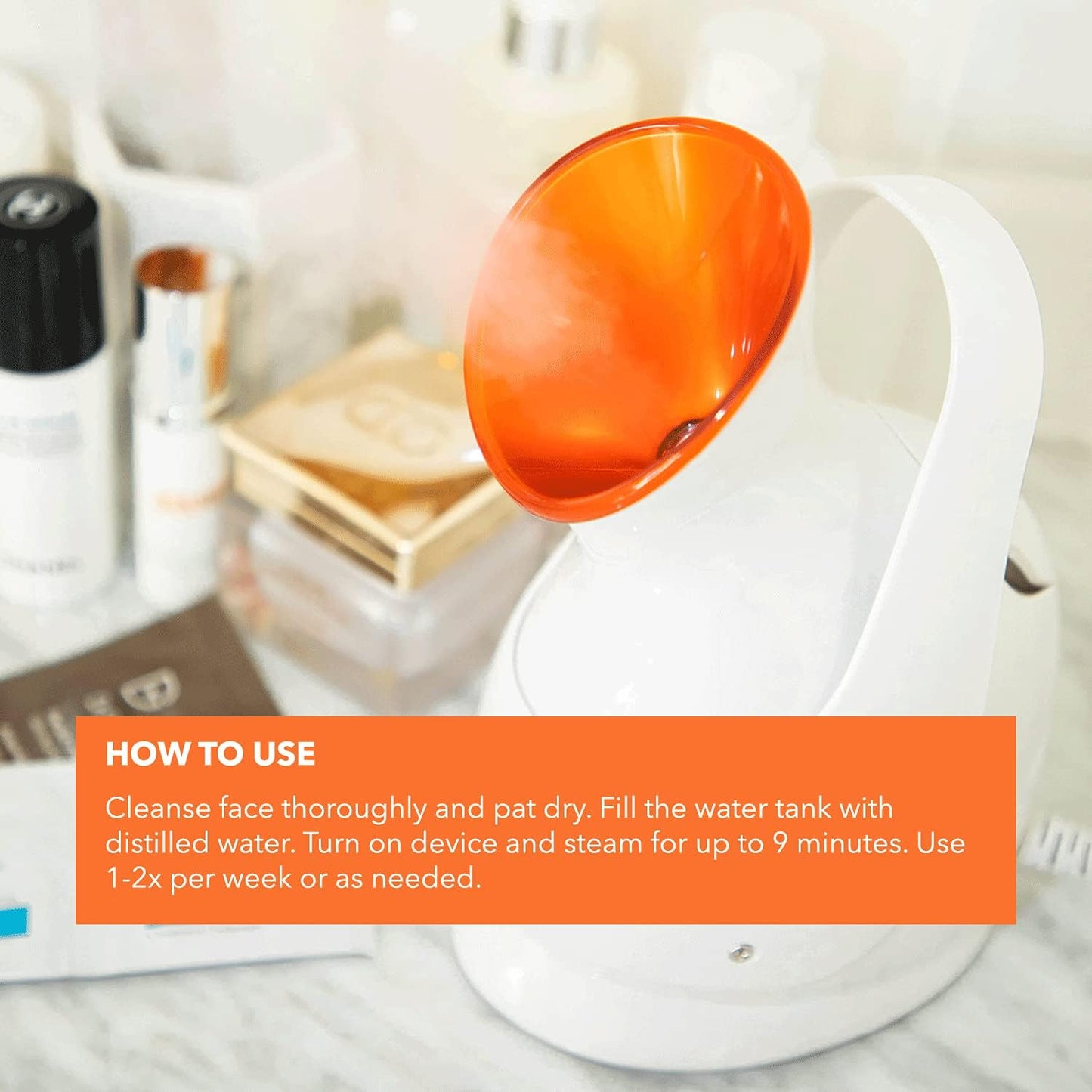 Dr. Dennis Gross Pro Facial Steamer for Facial Deep Cleaning: Infuse Skin with Hydration, Clarify Complexion, and Detox Skin