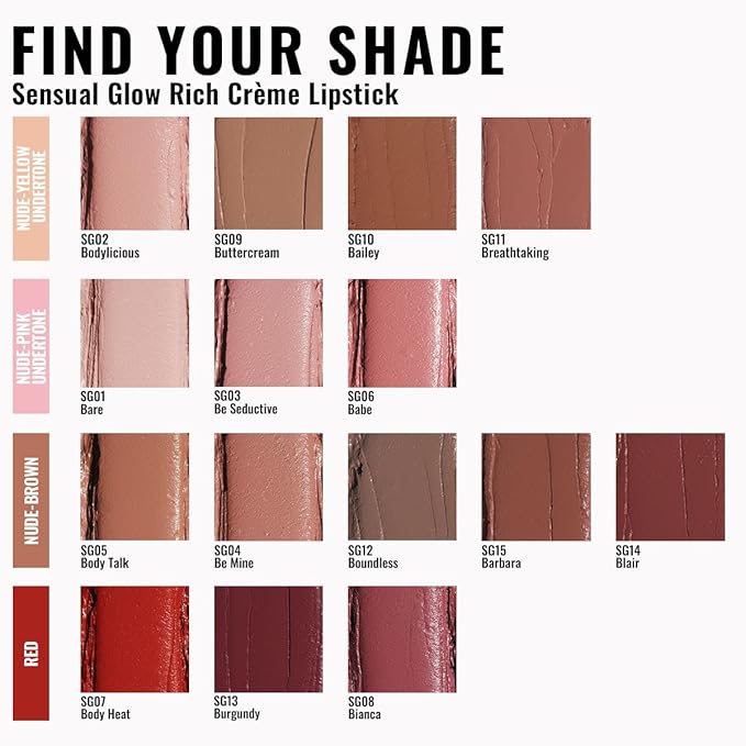 Oulac Nude Lipsticks for Women, Pink Matte Lip Stick, Full Coverage Lip Color, Satin Matte Finish, Cream Texture, Hydrating, Infused with Hyaluronic Acid, Vegan & Clean Beauty 4g SG03 Be Seductive