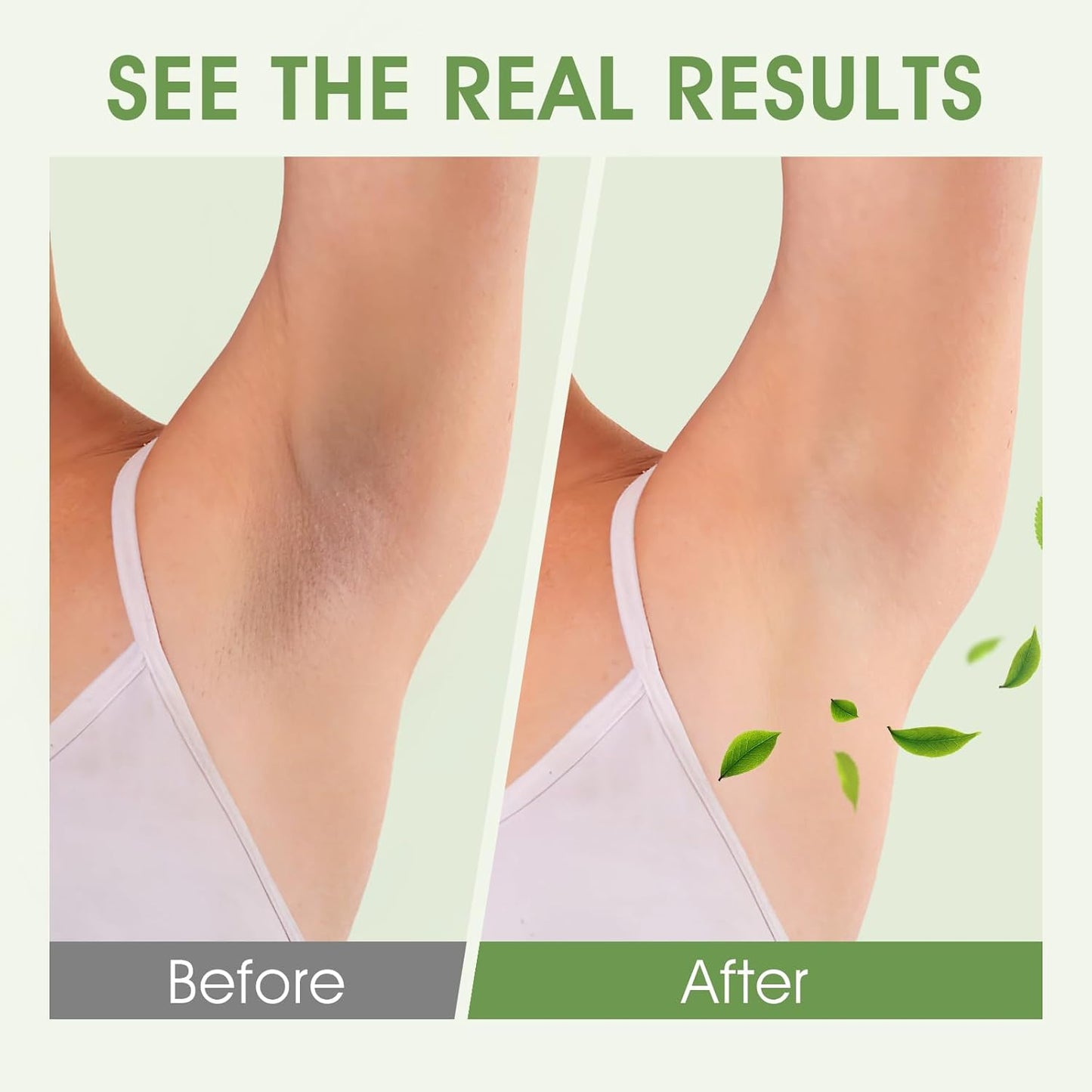 Armpit Detox Scrub with Tea Tree, Mint & Walnut Shell Powder, Underarm Scrub for Removing Odor & Exfoliating, Dark Armpit Remover, Natural Unisex Body Deodorant for Full Body Care 8.11 Oz